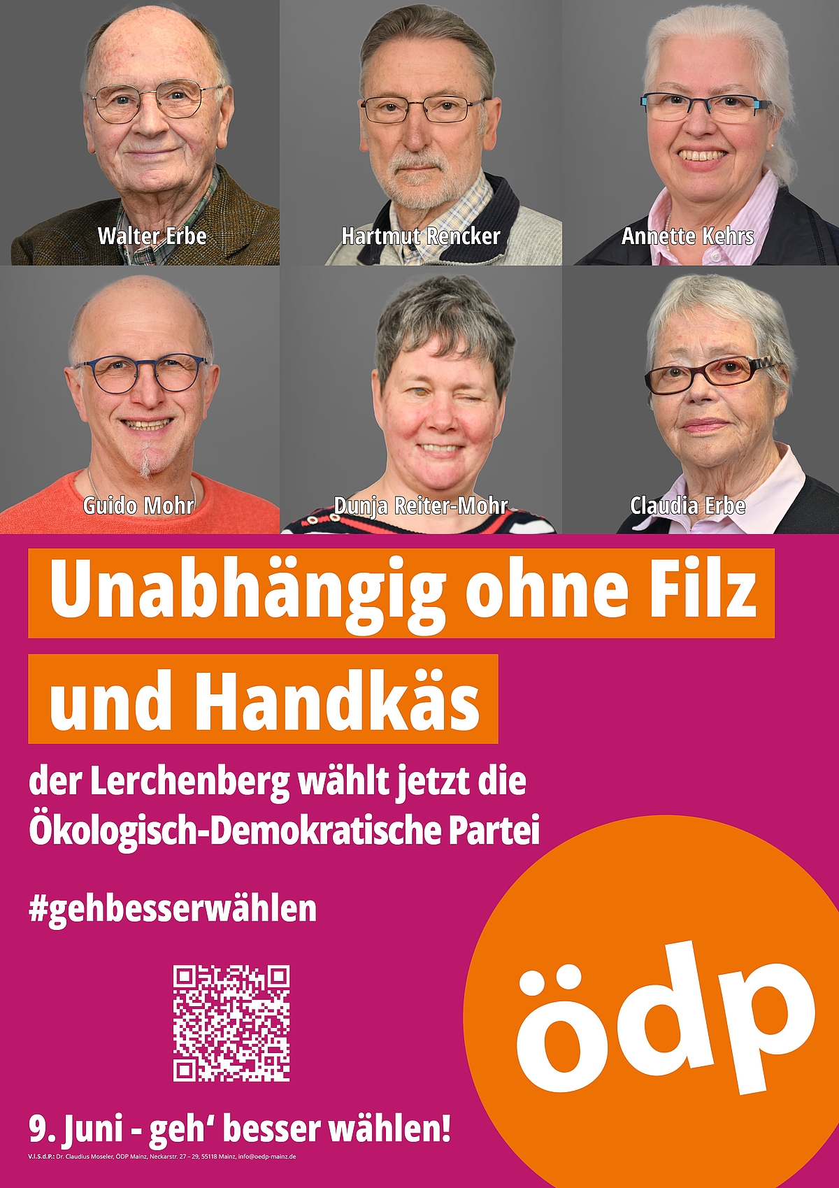 Wahlplakat Team Lerchenberg